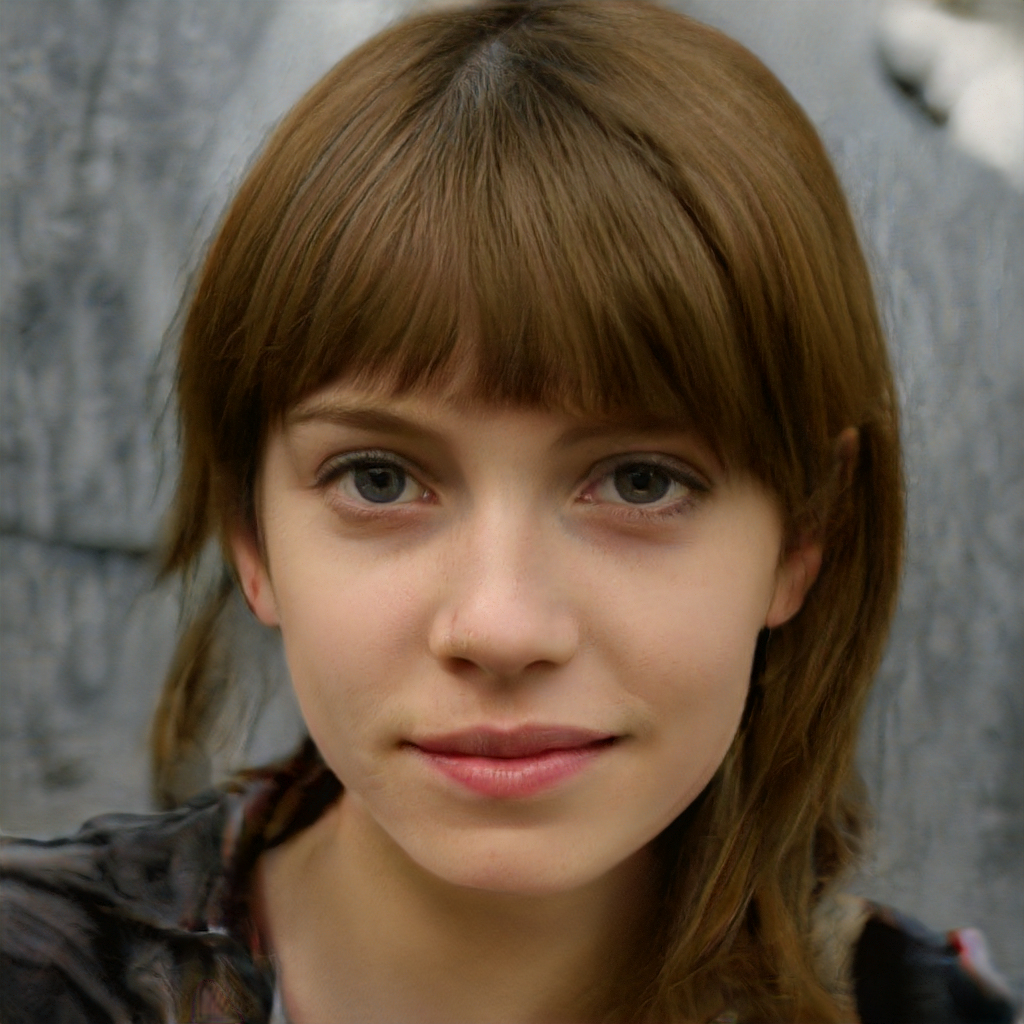 Fictional adult female input portrait for the zombie and memory partner